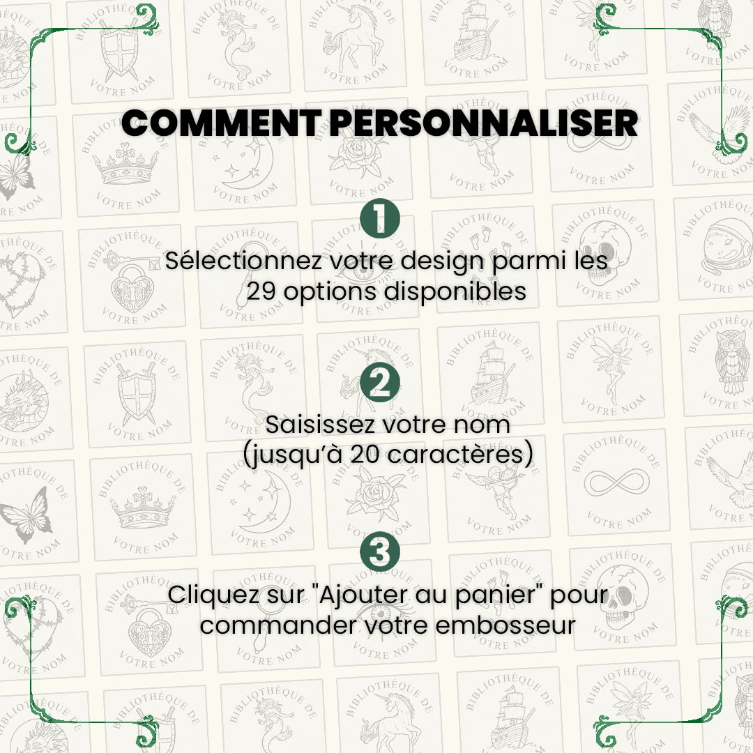 Embosseur pour livres